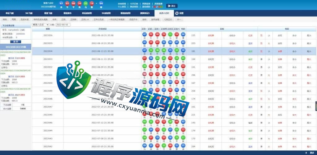 138双赢信用盘源码/SG双赢官方正版/双赢彩票/PC+H5+APP/独立代理系统/带改单/预设开奖