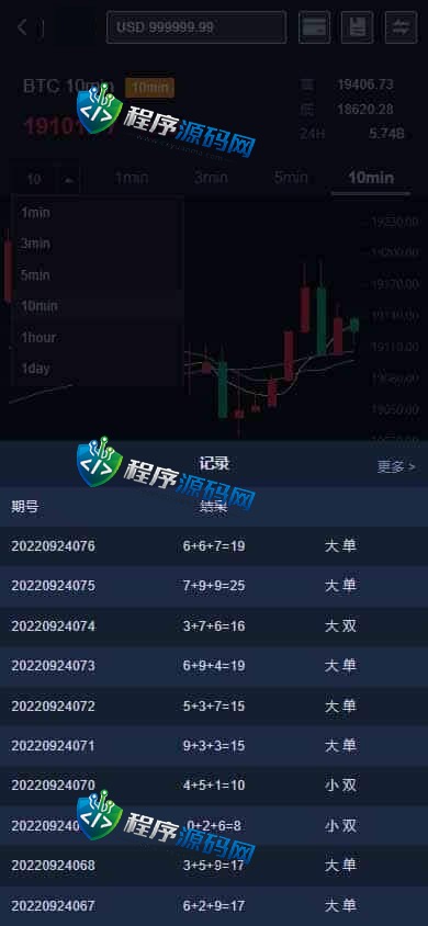 交易所加密货币伪彩票时间盘源码/17种语言/挖矿投资/四级代理/原生APP