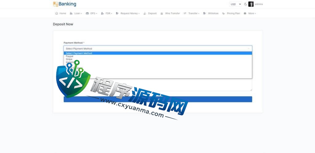 多语言海外Banking银行贷款源码/贷款投资系统
