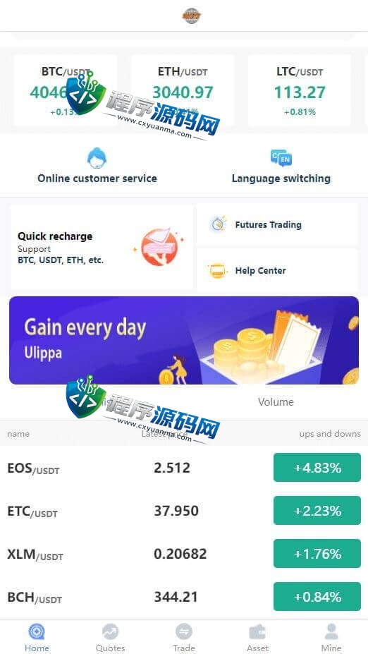 Bigo Pro交易所源码/八国语言/微盘/外汇盘/时间盘/资金盘/可挂单/已对接虚拟货币充值