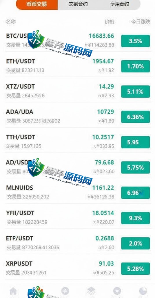 多语言bitFlyer交易所源码/永续合约交易/基金理财系统/锁仓质押