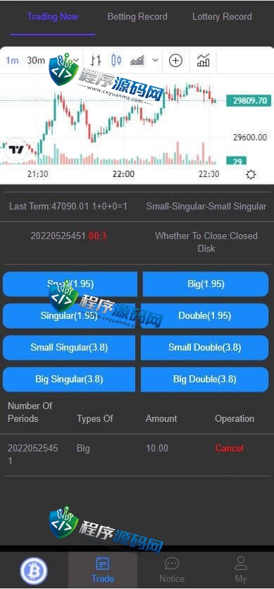 DIGITALSC游戏竞猜源码/虚拟币大小单双竞猜下注系统/USDT充值