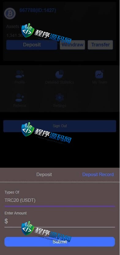 DIGITALSC游戏竞猜源码/虚拟币大小单双竞猜下注系统/USDT充值