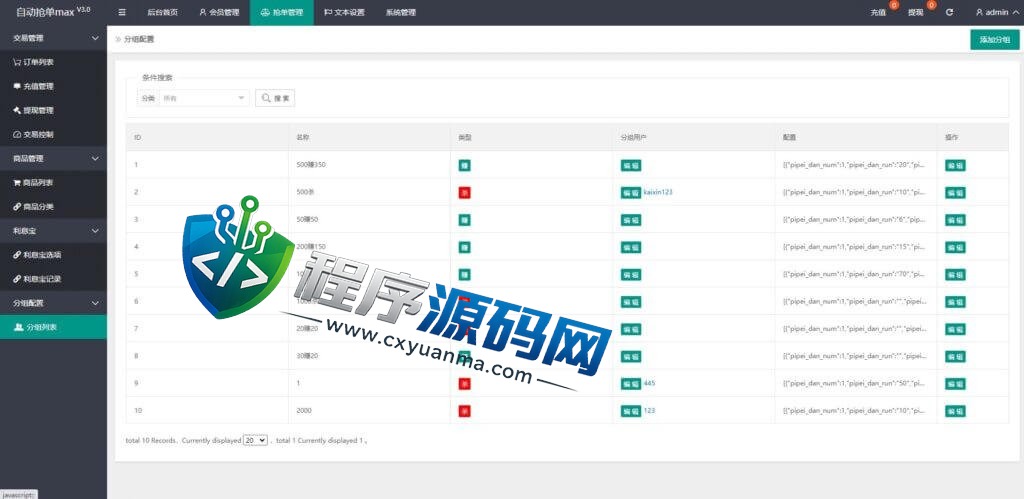 海外版多语言Groupon亚马逊抢单源码/自动刷单平台/分组杀系统