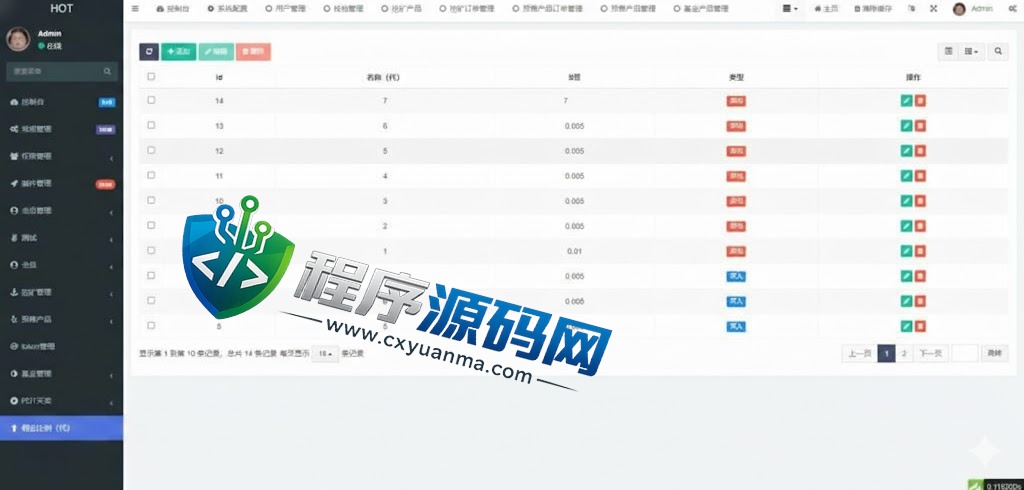 HOT区块链理财交易源码/defi质押挖矿/DAPP系统/虚拟币投资分红源码
