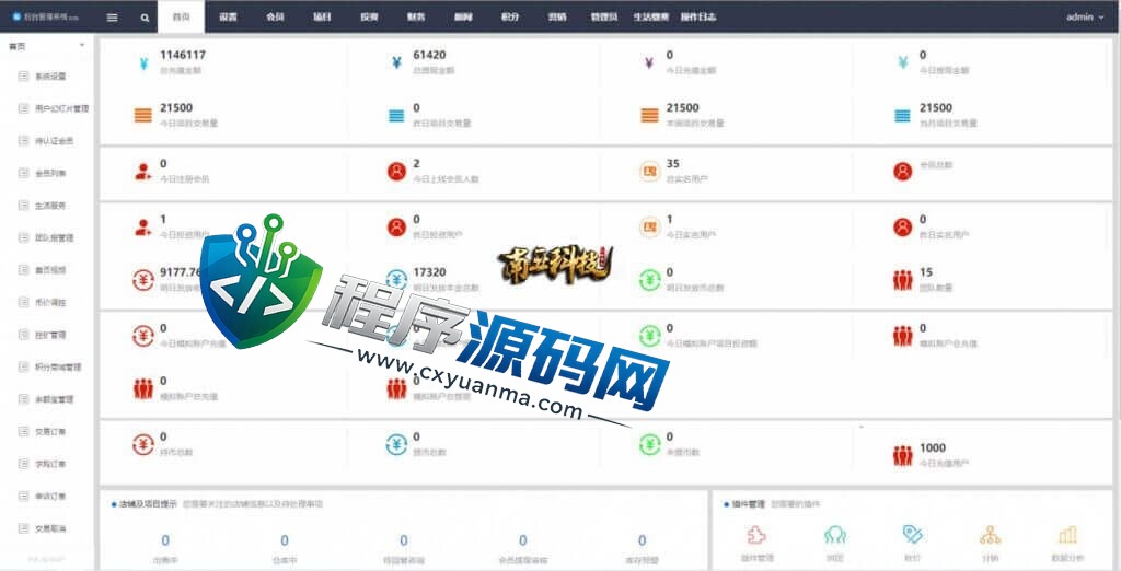 全新项目投资理财财富集团源码/投资众筹系统/自带im即时通讯