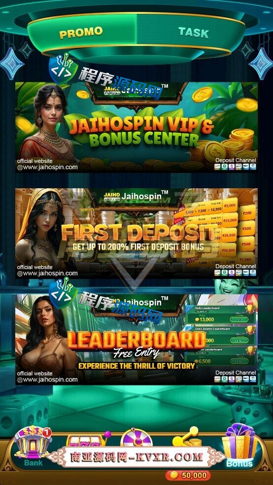 Jaiho Spin Yono印度老虎机源码/英文版Slots在线游戏平台