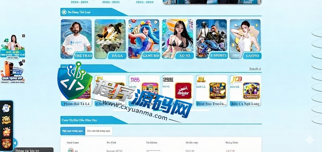 越南Jun88综合盘源码/越南博彩平台/多语言API接口游戏