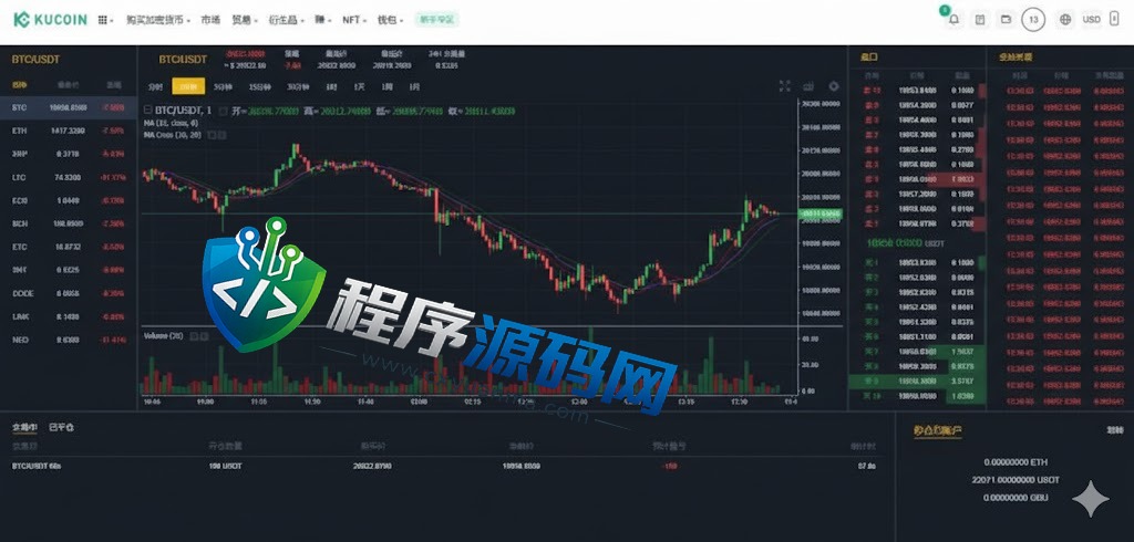 精仿kucoin交易所源码/矿机质押/币币秒合约/多语言交易所系统
