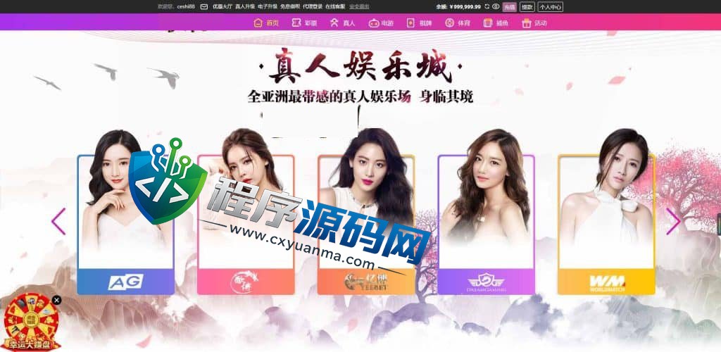 恒宣娱乐城综合盘源码/免买分包含余额宝功能内部账号/多种代币充值接口/实时返水/代理推广