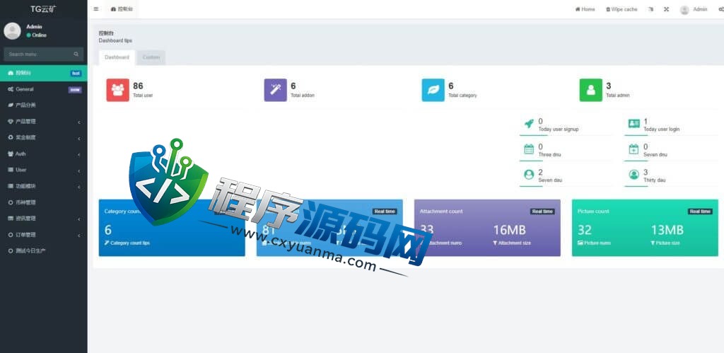 双语言TG云矿机源码/Cloudminer挖矿投资系统/云矿机算力/usdt投资/自带聊天系统