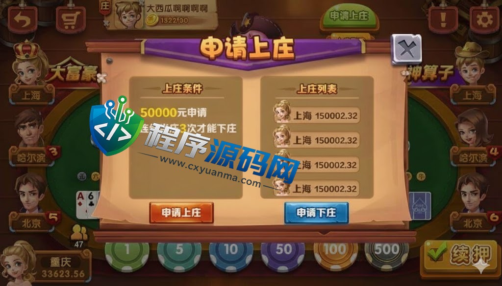 西部淘金城U3D棋牌源码/印度金币棋牌源码/中印双语/原生APP/强大后台系统