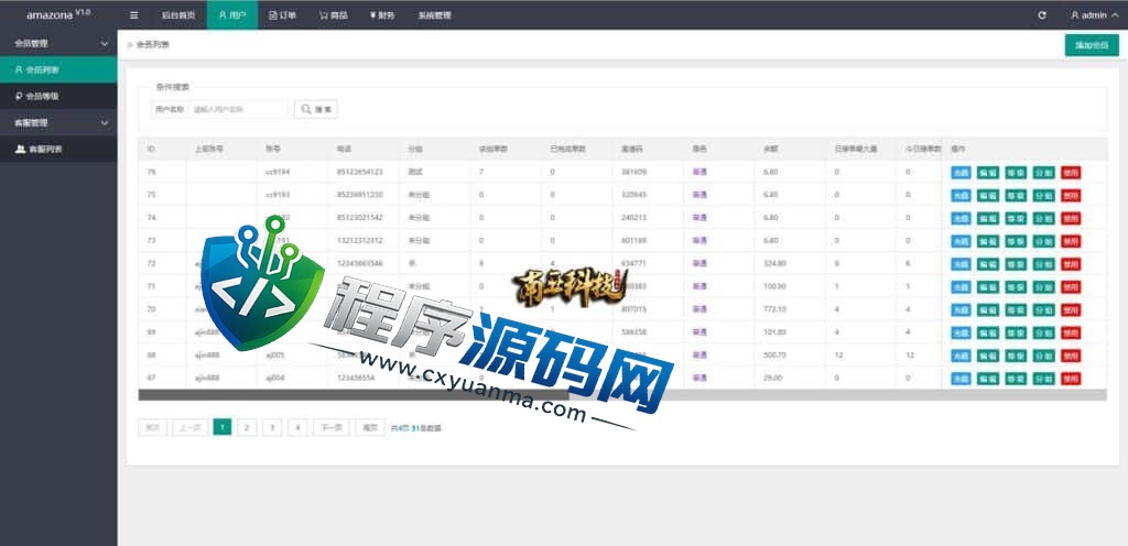 新版UI多语言amazona亚马逊抢单刷单源码/订单自动匹配系统