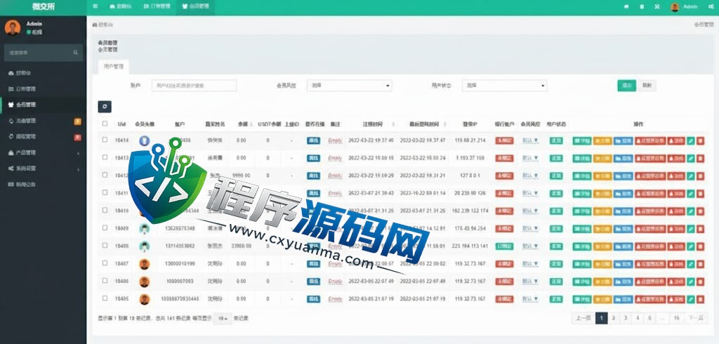 微交所双语言外汇源码/微盘系统/仿交易所/USDT支付/fastadmin框架