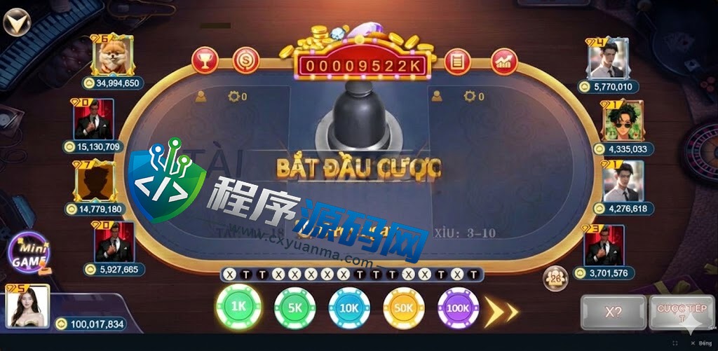 越南ZaloQQ综合盘游戏源码/横版棋牌源码/越南游戏门户网站